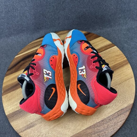 Nike Paul George PG 6 NRG Hot Wheels Laser Blue/Orange DH8446-400 Mens Size 8 - Picture 8 of 10